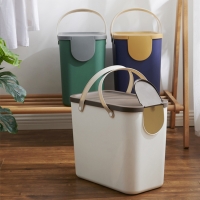 現貨批發創意手提多功能收納桶 客廳玩具雜物塑料收納桶