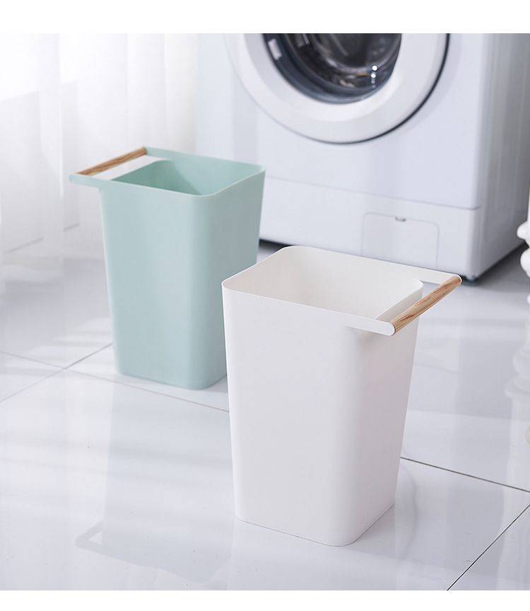 簡約手提垃圾桶