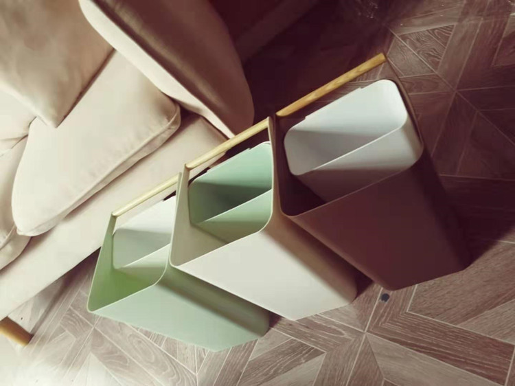 簡約手提垃圾桶